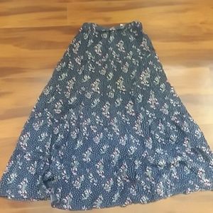 Fun floral maxi skirt